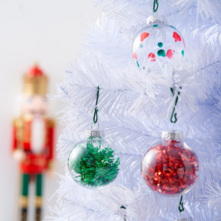 Transparente DIY Julekugler