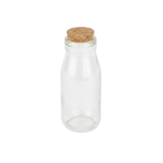 Mini Glasflaske Med Korkprop Klar