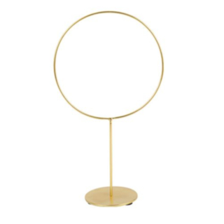 Dekorativ Cirkel Metal Guld