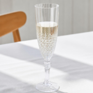 Champagneglas i Plast - Klar