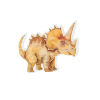 Triceratops Dinosaur Servietter Brun