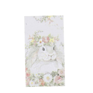 Kanin Blomster Servietter Pastel