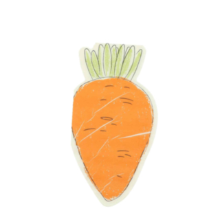 Gulerod Servietter Orange/Grøn/Hvid