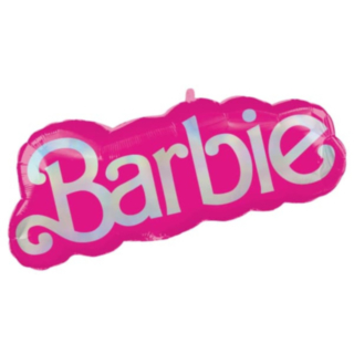 Barbie® Logo Folieballon Pink