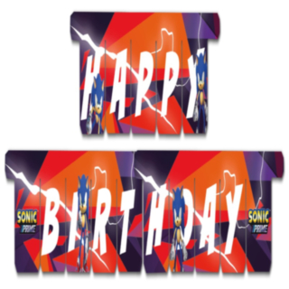 Sonic Prime® Happy Birthday Guirlande