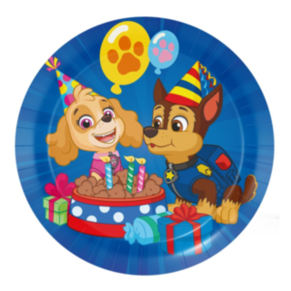Paw Patrol® Paptallerkener Blå