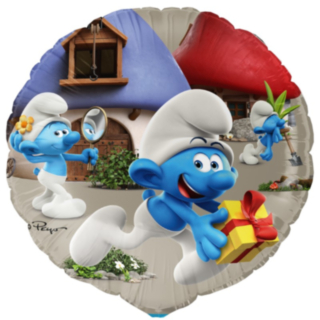 Smurfs® Rund Folieballon