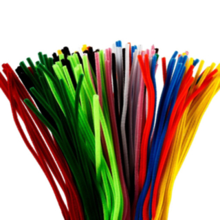 Chenille Piberensere Multifarvede