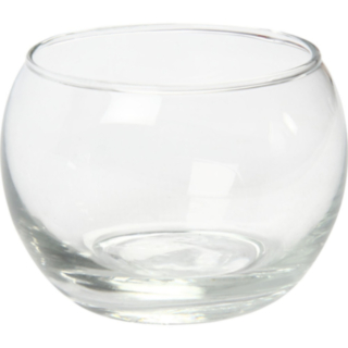 Kugleformet Glas Fyrfadsstage