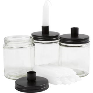 Glas Med Lysholder