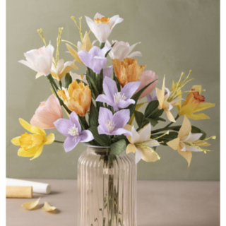 Crepepapir Blomster, DIY