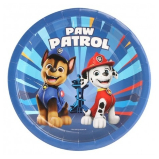 Paw Patrol® Paptallerkener Blå