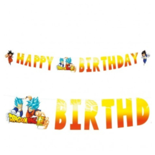 Dragon Ball Super® Happy Birthday Papirguirlande