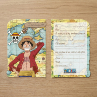 One Piece® Invitationer Med Kuverter