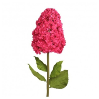 Kunstig Hortensia På Stilk Fuchsia Pink