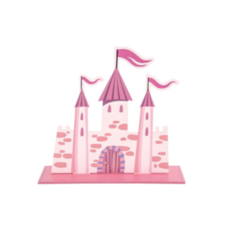Prinsesseslot Borddekoration Lyserød