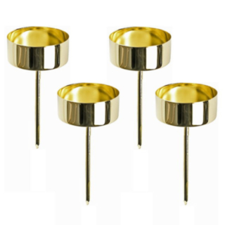 Fyrfadsstager Guld