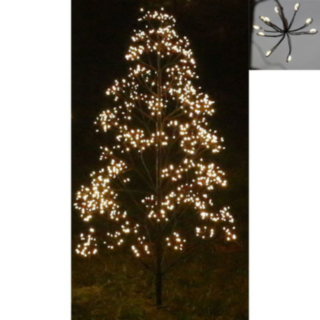 Juletræ Med Micro LED Sort