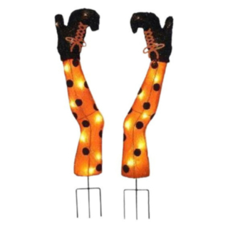 Hekseben Med LED Orange
