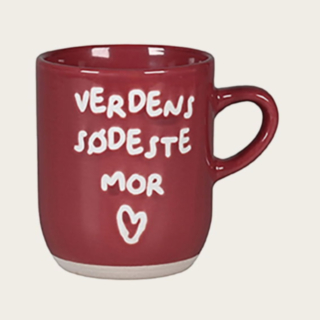 Verdens Sødeste Mor Krus Rød