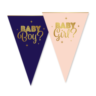 Gender Reveal Guirlande Blå/Lyserød