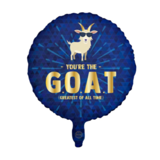 You're The G.O.A.T Folieballon Blå/Guld