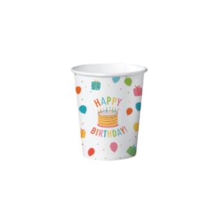 Happy Birthday Papkrus Multifarvet
