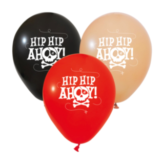 Pirat Hip Hip Ahoy Latexballoner
