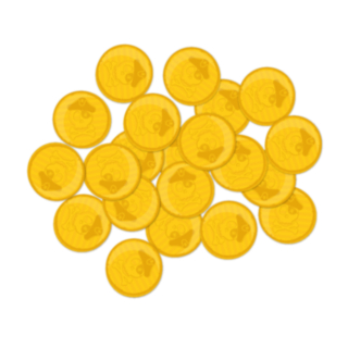Pirat Bordkonfetti Guld
