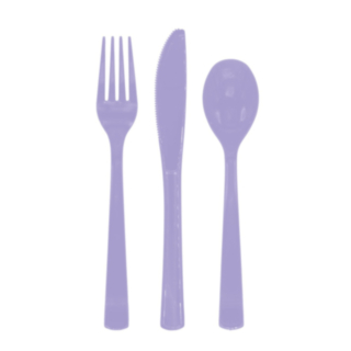 Plastikbestik Lavendel