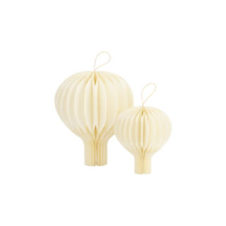 Varmluftballon Honeycombs Beige