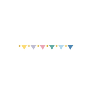 Pastel Vimpelguirlande