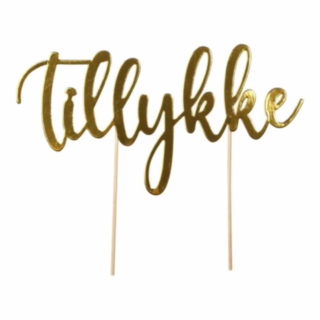 Tillykke Kagetopper Guld