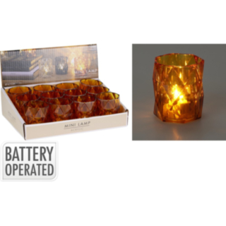 LED Fyrfadslys Orange