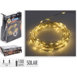 Solar Lyskæde Guld