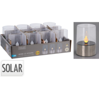 Solcellelys Transparent