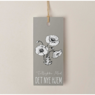 Tillykke Med Det Nye Hjem Gavemærke Nr. 009
