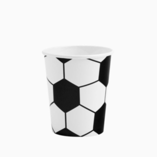 Fodbold Papkrus Sort/Hvid