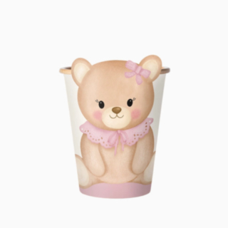 Bamse Papkrus Lyserød