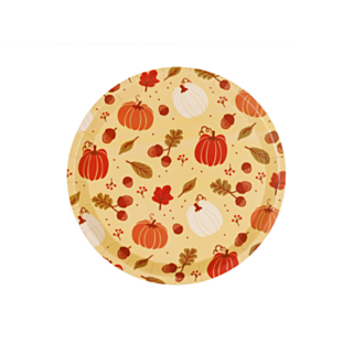 Græskar Og Agern Paptallerkener