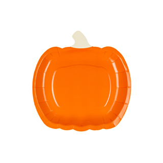 Græskar Paptallerkener Orange