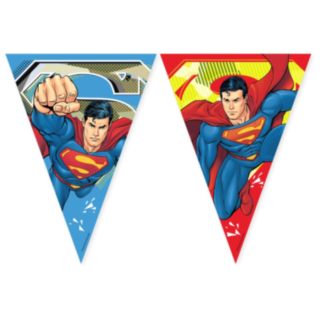 Superman® Flagbanner Blå/Rød