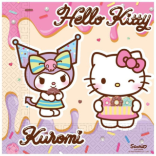 Hello Kitty® Kuromi Servietter