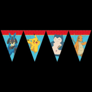 Pokemon® Papir Vimpelguirlande