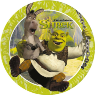 Shrek® Paptallerkener Grøn