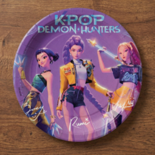 K-POP Demon Hunters® Paptallerkener Lilla