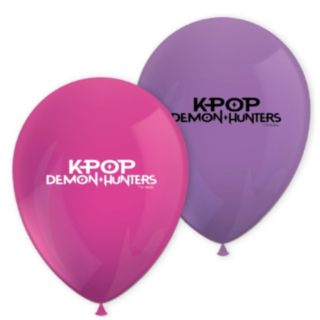 K-POP Demon Hunters® Latexballoner Pink/Lilla