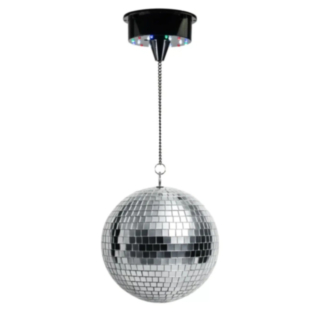 LED Diskokugle Med Rotation