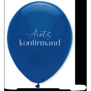 Årets Konfirmand Balloner Royalblå