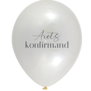 Årets Konfirmand Balloner Transparent